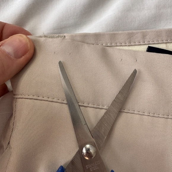 Dockers Tour Men's Chino Casual Dress Pant Cream/Gray Size Tag: 36x30 Golf - Picture 6 of 12